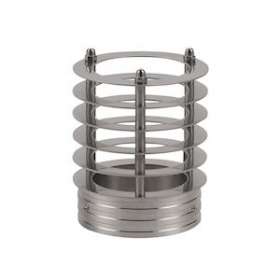 Grille en forme d'anneaux, extérieur, inox|SLV-DC5228130
