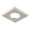 Collerette carrée argent pour les encastrés de plafond H2