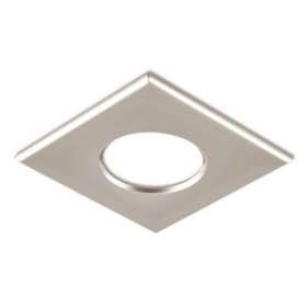 Collerette carrée argent pour les encastrés de plafond H2|Collingwood-SLHSQB360SIL