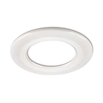 Collerette ronde blanc brillant pour les encastrés de plafond H4|Collingwood-SLHRB442WH