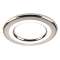 Collerette ronde chrome pour les encastrés de plafond H4