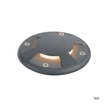 SMALL PLOT, encastré de sol extérieur, cache, 4 fenêtres, anthracite|SLV-DC51006176