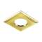 Collerette carrée dorée pour les encastrés de plafond H2