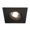 NEW TRIA 78 XL, CARRE GU10 encastré, noir mat, max. 50W, clips ressorts|SLV-DC5113450