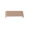 MANA, abat-jour 29 cm, bois, blanc