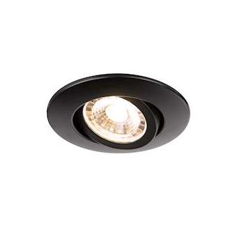 EASY-INSTALL SLIM LED, encastré de plafond intérieur, rond, noir mat, LED, 6W, 4|SLV-DC51003337