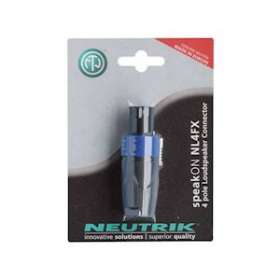 Fiche Speakon 4 points serie X|Neutrik-NEKNL4FX