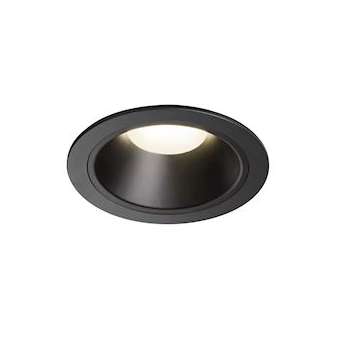 NUMINOS XL, encastré de plafond, 55DEG, noir, LED, 37,4W, 4000K, IP20/IP44|SLV-DC51004039