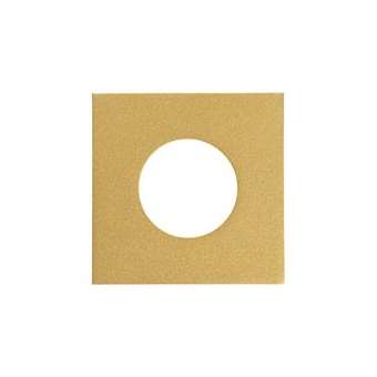 Collerette LED'UP UNIVERSAL carrée doré fixe|Europole-POL5726