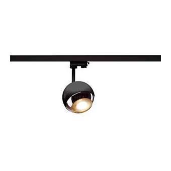 LIGHT EYE 150 TRACK, spot, noir/chrome, QPAR111 max.75W, adapt rail 3 all inclus|SLV-DC51000707
