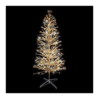 SPRAY- Sapin spray argent H1,50m- 320LED Blanc chaud pétillant|Festilight-FEH40479-AP9