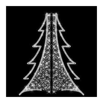MODERN TREE - Double motif H2,5mxL2m - LED blanc pétillant - 230V|Festilight-FEH43236LED-2-0P0