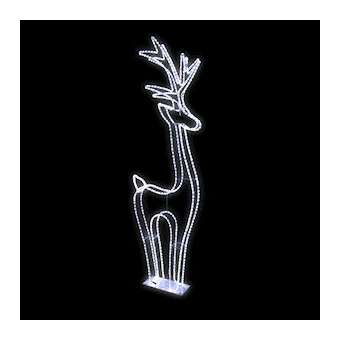 VIXEN 3D - Renne 3D - H110 L40xP14cm-324LED Blanc petillant -230V|Festilight-FEH40545-0