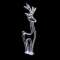 VIXEN 3D - Renne 3D - H110 L40xP14cm-324LED Blanc petillant -230V