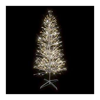 SPRAY- Sapin spray argent H2,10m- 600LED Blanc chaud pétillant|Festilight-FEH40478-AP9