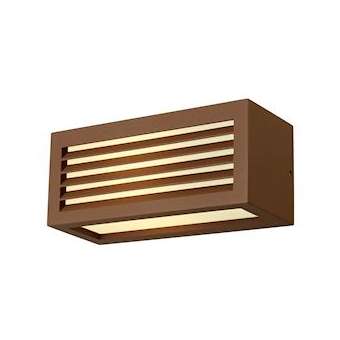 BOX-L, applique extérieure, rouille, E27, 18W max, IP54|SLV-DC5232497