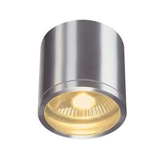 ROX, plafonnier extérieur, alu brossé, GU10/QPAR111, 50W max, IP44|SLV-DC51000332