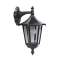 MONACO - Appl. Mur Ext. (haut) IP43 IK02, noir, E27 100W max., lampe non incl.