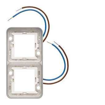 cubyko collerette double lumineuse à LED blanches 230V|Hager-HAGWNA699