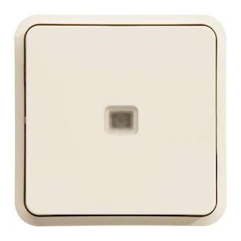 cubyko Inter VV à voyant associable blanc IP55|Hager-HAGWNA002B