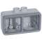 Boîtier à presse-étoupe 2 postes horizontaux PG16 Plexo composable IP55 - gris|Legrand-LEG069674