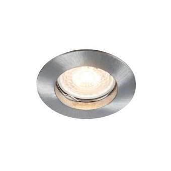 BE BETTER LED GU10 - bague rond fixe alu brossé 4000K 6W 550lm 48DEG IP20|Europole-POL60331