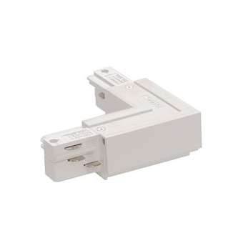 EUTRAC connecteur 90DEG, terre extérieure, blanc RAL 9016|SLV-DC51001520