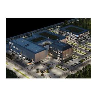 LDV FL PFM ASYM 45x140 50W/3000K 5700lm IP66 NOIR Projecteur LEDVANCE|Ledvance-OSR353619