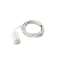 FITU Câble de suspension, E27, ronde, blanc, max. 60W, câble nu de 5m