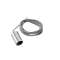 FITU, suspension, ronde, métal brossé, max 60W, câble nu de 5m