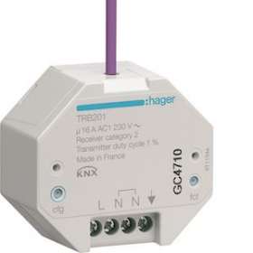 1 Sortie 16A à encastrer KNX radio QL|Hager-HAGTRB201