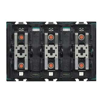 Commande Axolute 3 fonctions lumière ou volets BUS|Bticino-TICH4652-3