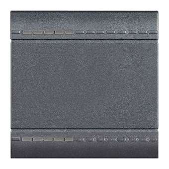 Manette Livinglight neutre type bascule 2 modules - anthracite|Bticino-TICL4911M2N