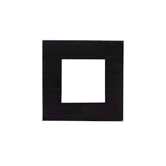 Cadre verre noir pour module bluetooth mural|Xeta premium-XET19155