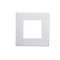Cadre verre gris alu pour module bluetooth mural