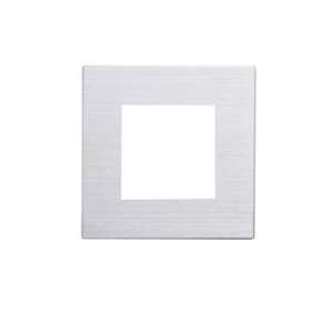 Cadre verre gris alu pour module bluetooth mural|Xeta premium-XET19185