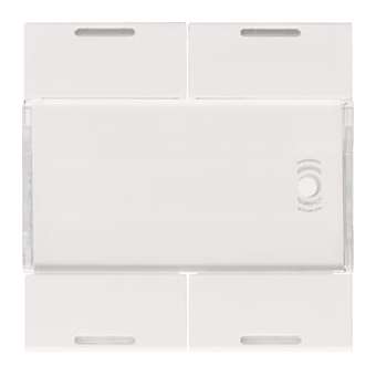 Enjoliveur 4 boutons poussoirs KNX gallery LED pure|Hager-HAGWXE314B