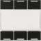 Enjoliveur 6 boutons poussoirs KNX gallery LED night