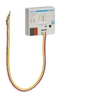 Module d'entrées à encastrer: 2 entrées pour contacts libres de potentiel|Hager-HAGTXB302