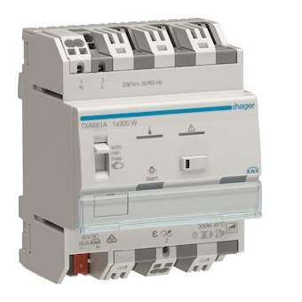 Module de sortie pour l'éclairage variable - 1 sortie directe 300W / New Easy|Hager-HAGTXA661A