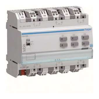 Module 6 entrées universelles, Modulaire, KNX|Hager-HAGTXA306
