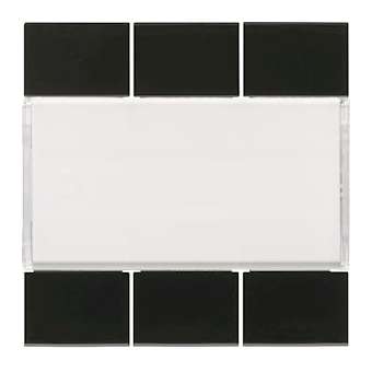 Enjoliveur 6 boutons poussoirs KNX gallery night|Hager-HAGWXE306N