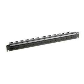 Panneau fixe 24 ports Snap-In (vide) avec volets d|Nexans Cabling Solutions-NCSN521661BK