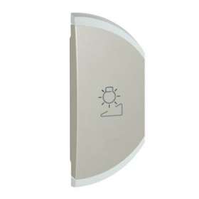 Enjoliveur simple Céliane variation montage droite - titane|Legrand-LEG068478