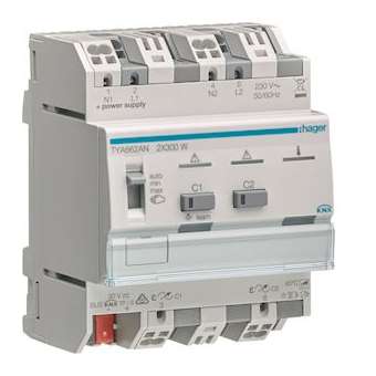 Module 2 sorties variables puissance 300W système Parallélisable|Hager-HAGTYA662AN