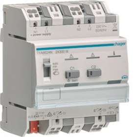 Module 2 sorties variables puissance 300W système Parallélisable|Hager-HAGTYA662AN