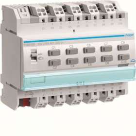 Module de sortie 10x 16A (C)/230V~, KNX|Hager-HAGTYA610D