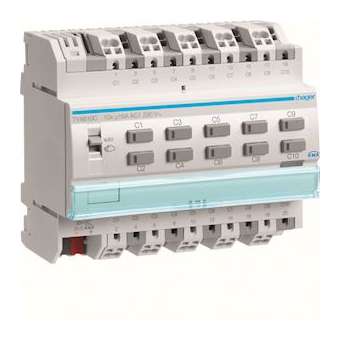 Module de sortie 10x 16A /230V~, KNX|Hager-HAGTYA610C