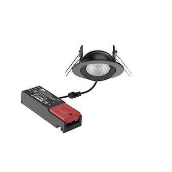 Spot LED ORIENT noir orientable RT2012 Dimmable Classe III|Xeta premium-XET401013