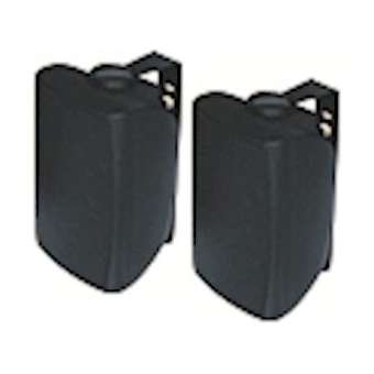 Paire enceinte murale bass reflex 2 voies pour public address - noir 20W|Xeta premium-XET81993